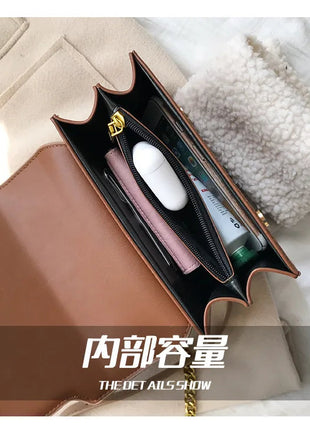 CGCBAG Luxury Brand Women Handbag 2024 New Retro Bee Female Shoulder Bag Simple High Quality Leather Designer Crossbody Bags PlatiNum