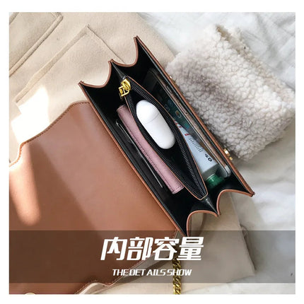 CGCBAG Luxury Brand Women Handbag 2024 New Retro Bee Female Shoulder Bag Simple High Quality Leather Designer Crossbody Bags PlatiNum
