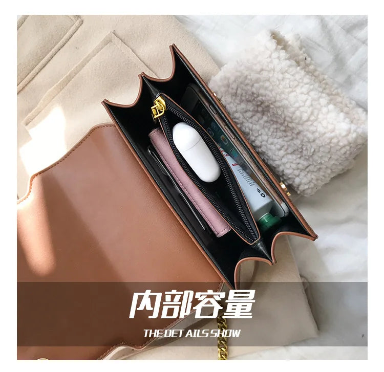 CGCBAG Luxury Brand Women Handbag 2024 New Retro Bee Female Shoulder Bag Simple High Quality Leather Designer Crossbody Bags PlatiNum