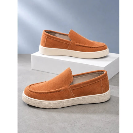 Scarpe casual da uomo estive, comode, con plateau, mocassini di design, traspiranti, slip-on, scarpe da ufficio piatte da uomo