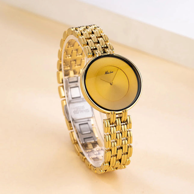 UTHAI orologio da donna leggero marchio di lusso business semplice retrò femminile braccialetto in metallo impermeabile orologio da donna al quarzo moda platinumshop