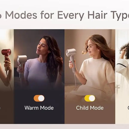 Laifen Swift 4 High-Speed Hair Dryer Intelligent Temperature Control Ultra-Fast Drying 400m Negative + 70m Positive Ions Comprehensive Hair Protection