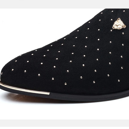 Scarpe eleganti da uomo di lusso Scarpe casual da uomo in pelle scamosciata Mocassini eleganti e comodi Scarpe da lavoro in pelle da uomo Zapatos Hombre