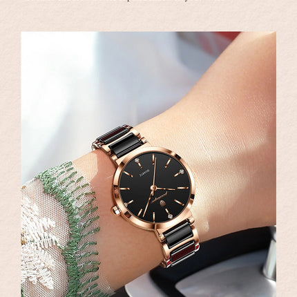 Orologio di lusso POEDAGAR Top Diamond per donna, orologio al quarzo da donna di alta qualità, impermeabile, in acciaio inossidabile, con scatola. platinumshop