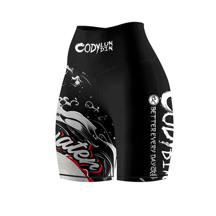 Yoga Women's MMA BJJ Training Fight Boxing Shorts Gym Jiu-Jitsu Muay Thai Wrestling Compression Shorts Sportswear For Ladies PlatiNum