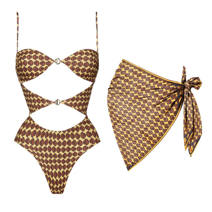 Costume da bagno bikini sexy con scollo all'americana con pantaloni Costumi da bagno Donna Bikini brasiliano Costume da bagno a gamba alta Estate femminile platinumshop