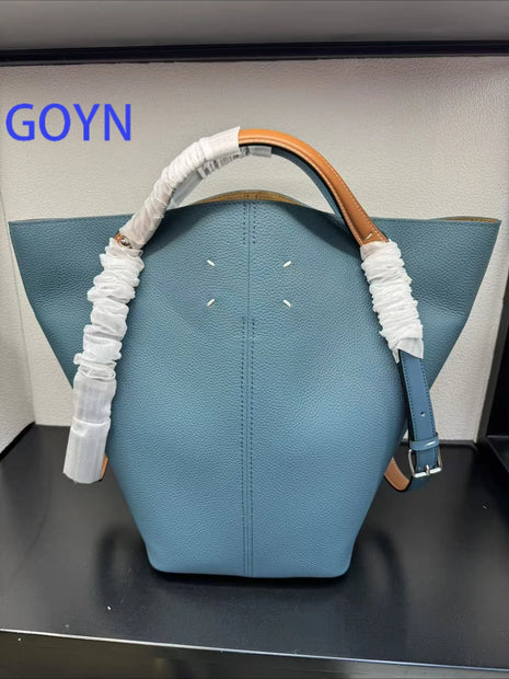 Borsa Tote in Pelle a V Oversize Multiuso, Dettaglio Retrò a Quattro Cuciture, Leggera e Portatile, Manico in Pelle Regolabile, Borsa per lo Shopping