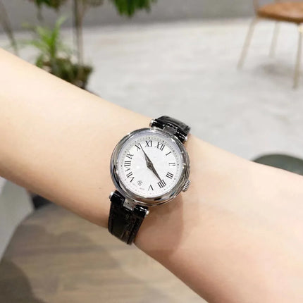 Orologio da Donna Suojiali Little Beauty, Quadrante Piccolo con Numeri Romani, Elegante e Delicato, Cinturino in Acciaio o Pelle Opzionale, Orologio da Polso Femminile alla Moda per Uso Quotidiano Casual