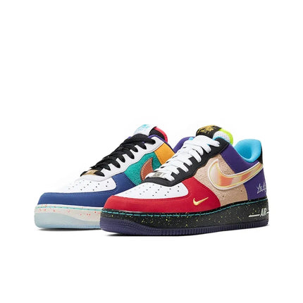 Nike Air Force 1 'What The LA' Los Angeles Low top Skateboard Shoes Men's Red Pink Purple CT1117-100