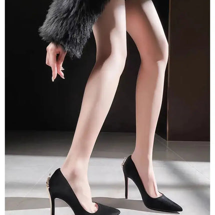 Scarpe da Donna di Design di Lusso, Tacchi Alti a Punta Stiletto con Design a Scettro e Spada Dorata, Moda Regina 2026, Zapatos De Mujer platinumshop