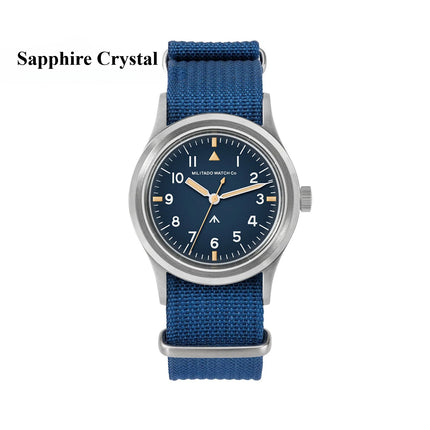 Militado ML14 36mm Orologio VH31 Sweep Secondo Movimento al quarzo Orologio Cristallo di zaffiro Super luminoso BGW9 C3 100m Orologi impermeabili platinumshop