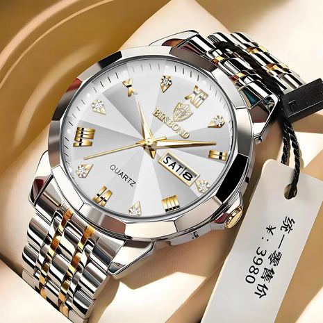 Men's Retro Quartz Watches, Fashion Gift for Men, Birthday Gift, Classic Style, Analog Display Wrist Watch for Adults