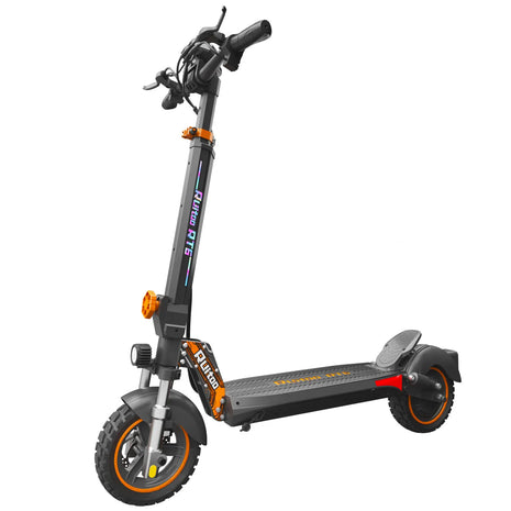 Monopattino Elettrico 800W, Batteria 48V 15.6Ah, Autonomia 55km, Doppia Sospensione, Pneumatici da 10 Pollici, Freno a Disco, Pieghevole, Carico Massimo 120kg