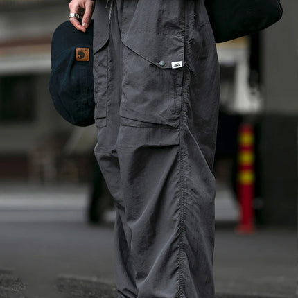 Spring Summer Korean Outdoor Functional Waterproof Cargo Pants For Men Clothing Harajuku Joggers Casual Breathable Pants Male