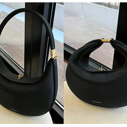 2025 Luxury Quality Half Moon Women's Shoulder Bag Crossbody Aesthetic Bags Women's Handbag Lock Catch Designer Underarm Bags PlatiNum