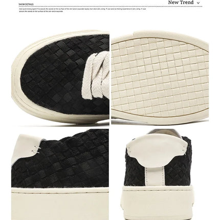 Men's sports shoes and casual shoes thick soled canvas men's shoes fashionable Owens breathable board shoes