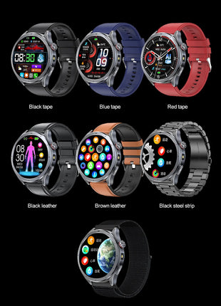 Nuovo Smartwatch 2026 per Analisi del Grasso Corporeo, ECG+PPG, Acido Urico, Pressione Sanguigna, Ossigeno nel Sangue, Orologio con Chiamate per Uomini e Donne platinumshop