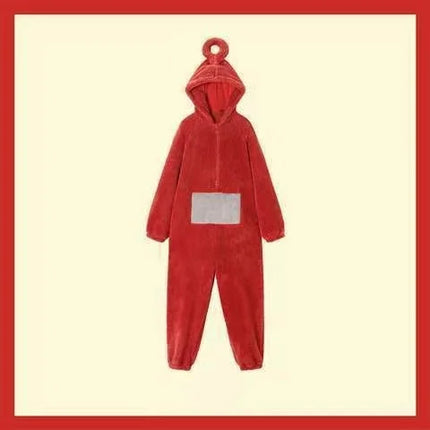 Adults Kids Onesies Soft Long Sleeves Pajamas Dipsy Tinky Winky Po Lala Costumes Home Clothes Women Unisex Homewear