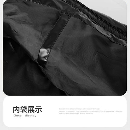 winter casual down cotton jacket Men's bright faced cotton jacket solid color thicken warm men winter coat hooded winter jacket