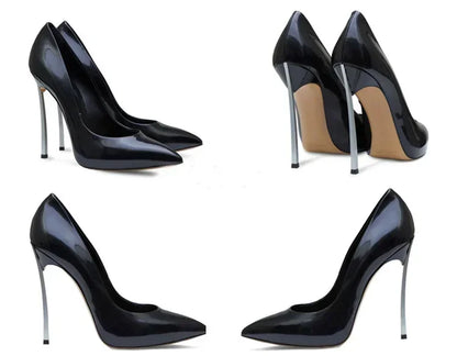 【Measure your feet length before order】Luxury Designer Women Pumps Stiletto High Heel Sexy Fetish Party Zapatos De Tacon C-PU-1