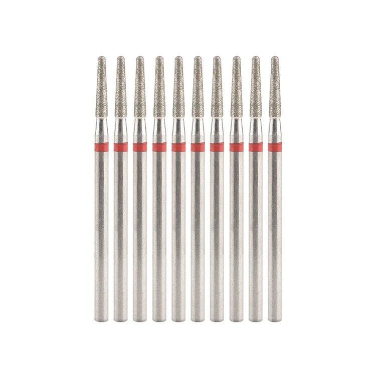 10Pcs Diamond Milling Cutter For Manicure Electric Nail Drill Bits Accessory Pedicure Machine Nail File Gel Remover Tool uñas Accesorios Y Herramientas