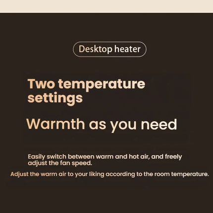 Portable Space Heater for Personal Use 500W Electric Heaters Indoor with Thermostat Fast Heating for Bedroom Office and Indoor