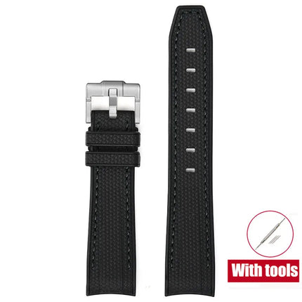 Cinturino in gomma per Swatch X Omega Joint MoonSwatch Cinturino sportivo impermeabile da 20 mm Cinturino con estremità curva in silicone per uomo donna platinumshop
