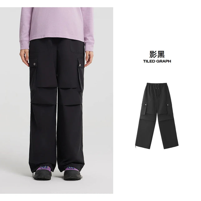 Metersbonwe Y2K Parachute Pants Women Harajuku Streetwear Wide Leg Baggy Sweatpants Female Vintage Hip Hop Joggers Cargo Trouser