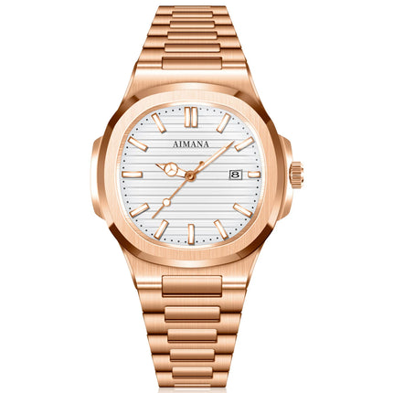 Orologio al Quarzo Ultra-Sottile Impermeabile da Uomo con Calendario, Design Leggero di Alta Gamma per un Look Elegante