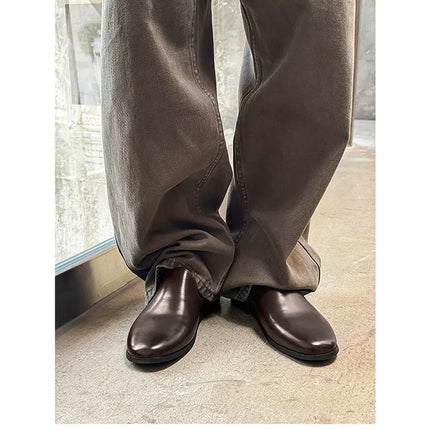 Nuovi Mocassini da Uomo 2026, Scarpe Eleganti di Lusso in Pelle Verniciata, Antiscivolo, per Esterni, Estive, Fatti a Mano