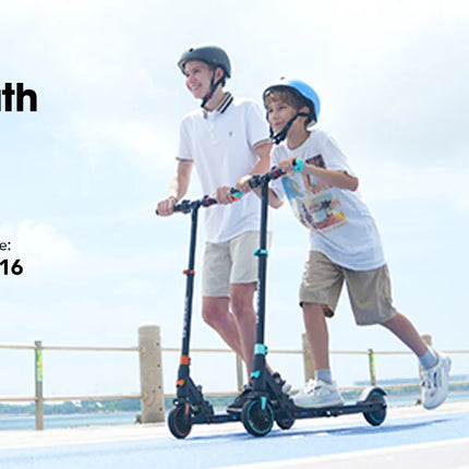Monopattino elettrico RCB R15 per bambini da 8-16 anni, per bambini fino a 8 kg, pieghevole, doppio sistema frenante, autonomia massima 16 km