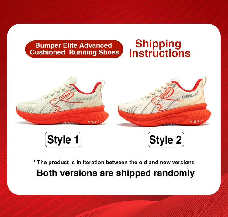 Scarpe da corsa ONEMIX Paraurti rosso riflettente Elite Scarpe sportive con rialzo di altezza per scarpe da ginnastica da passeggio in mesh traspirante per esterni da uomo platinumshop