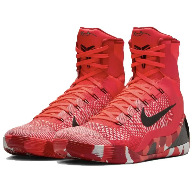 Nike Kobe 9 Elite Protro Christmas 2024 Sneakers Red Bright Crimson Black FZ7335-600