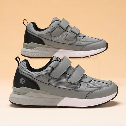Scarpe da ginnastica FitVille da uomo a punta larga, basse, antiscivolo, leggere, per piedi gonfi, con supporto per l'arco plantare