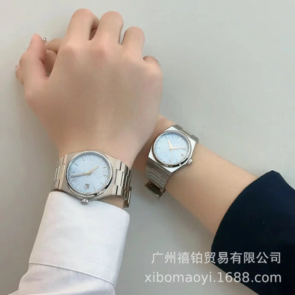 Orologio da Polso Serie PRX con Cinturino in Acciaio, Modello Super Player, per Uomo e Donna, con Calendario, Stile Semplice e alla Moda, Regalo di Compleanno, Idea Regalo per Lui e per Lei