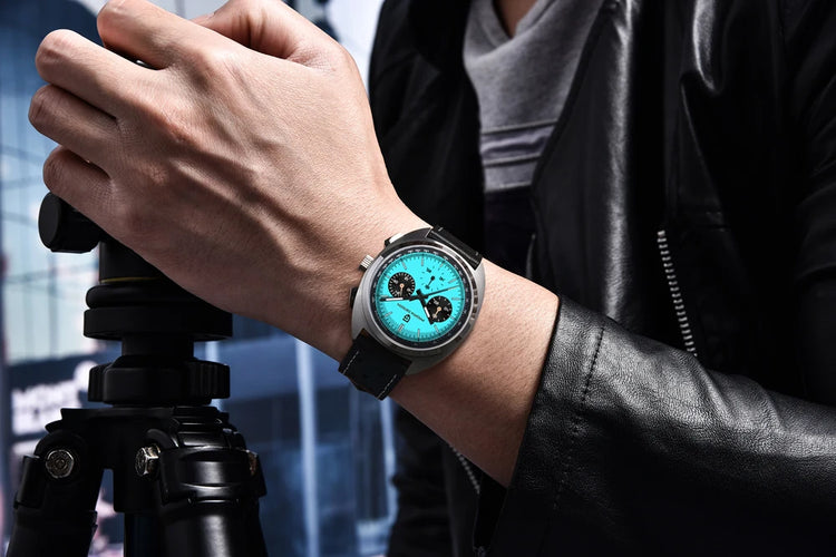 Orologio da Uomo PAGANI DESIGN con Quadrante Giallo, Cronografo al Quarzo, Movimento Giapponese VK63, Vetro Zaffiro, Impermeabile, Novità 2026