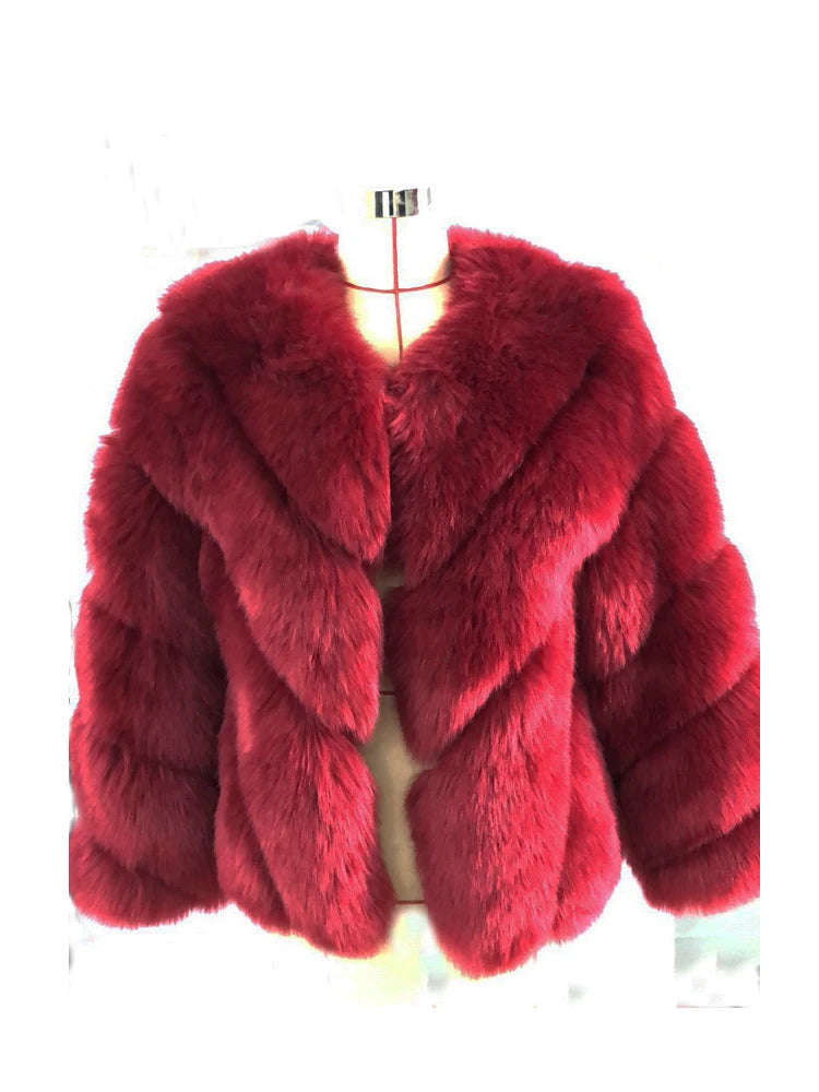 ZADORIN NEW Streetwear Furry Faux Fur Coat Woman Clothing Elegant Long Sleeve Winter Coats Woman Jackets Fourrure Abrigo Mujer