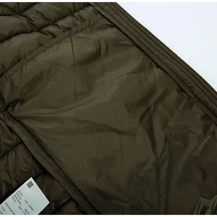 Down Jacket Men's 2024 New 90% White Duck Down Super Light Down Jacket Men's Lightweight Thermal Coat Hooded Feather Coat