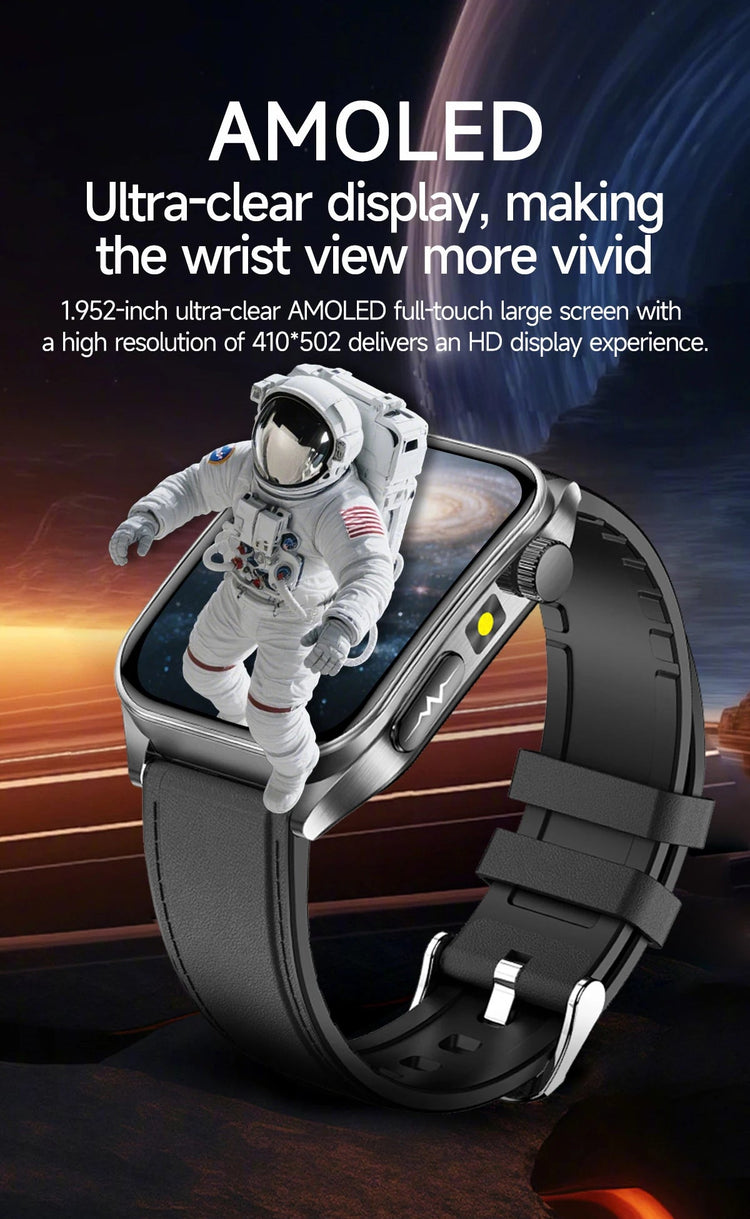 2026 Nuovo 650nm Terapia Laser Grassi nel sangue Acido urico Pressione sanguigna Smart Watch ECG + PPG Preciso Monitor di salute Smartwatch per gli uomini platinumshop
