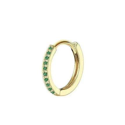 Bobisty 1PC Orecchini con retro piatto per donna Orecchini in acciaio chirurgico ipoallergenico per orecchie sensibili 20G Cartilagine Piccolo cerchio a bottone PlatiNum