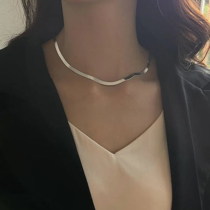 Set di collane con bracciale a catena in argento sterling 925 da 4 mm per donna uomo set di gioielli da sposa per feste di moda regali platinumshop