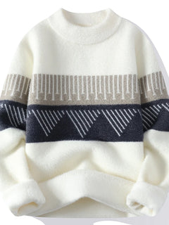Fall Mens Christmas Cashmere Sweater O Neck Men Tops Quality Male Pullover Sweaters Thick Warm Pull Homme 2023