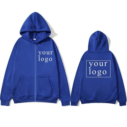 Men Women DIY Zipper cardigan hoodie 2025 New Fashion Your Own Design Brand Logo/Picture Personalized Custom Anywhere