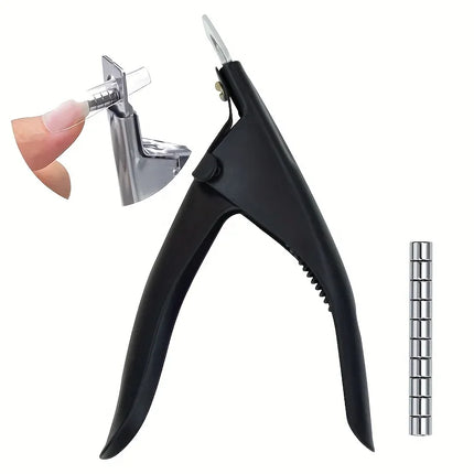 Acrylic Nail Clippers with 15Pcs Magnets Nail Clippers Cutters for Long Acrylic Gel Nails Tips Adjustable Stainless2028 2028