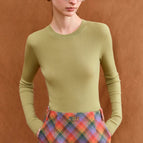 Round Neck-Green / XS