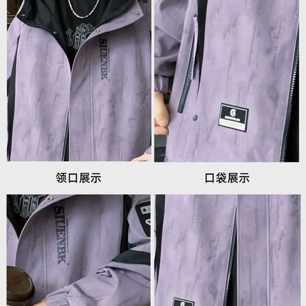 Fashion 2026 Spring Autumn Men's Casual Hooded Jackets Streetwear Windproof Coats Youth Outdoor Plus Size 4XL Hoody Top Clothing