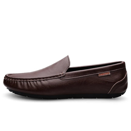 Scarpe casual da uomo in vera pelle Mocassini da uomo di marca di lusso Mocassini Slip traspiranti su scarpe da guida italiane Chaussure Homme