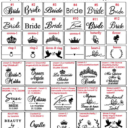 Testo personalizzato Logo accappatoio da sposa abito da sposa sposa damigella d'onore abiti da sposa donna addio al nubilato addio al nubilato