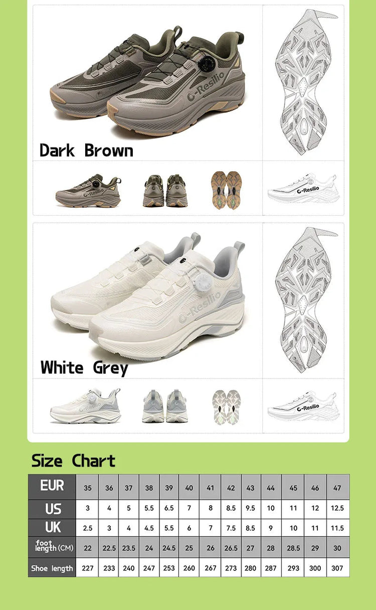 ONEMIX Sneakers da corsa per esterni Scarpe da trail elastiche da uomo Sneakers da donna leggere e traspiranti Coppia scarpe casual impermeabili PlatiNum