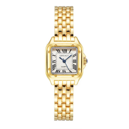 Orologio da donna leggero marchio di lusso business oro acciaio inossidabile moda donna orologi al quarzo orologio femminile braccialetto orologio da polso platinumshop